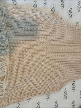 J. Crew Cream Open-Knit Sweater Tank